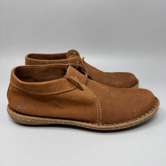 Born Nuala Mable Leaf Brown Leather Nubuck Chukka Bootie size 10 - Picture 1 of 9